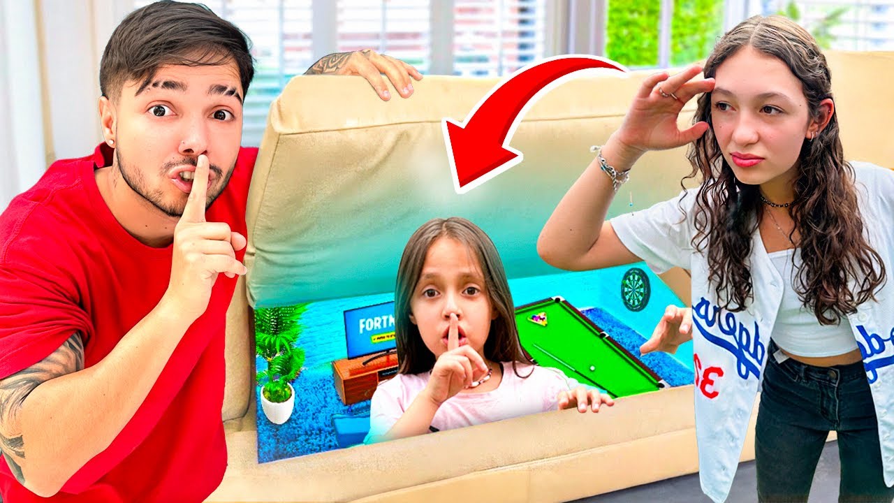 CONSTRUÍ una HABITACIÓN SECRETA para LOS NIÑOS !!