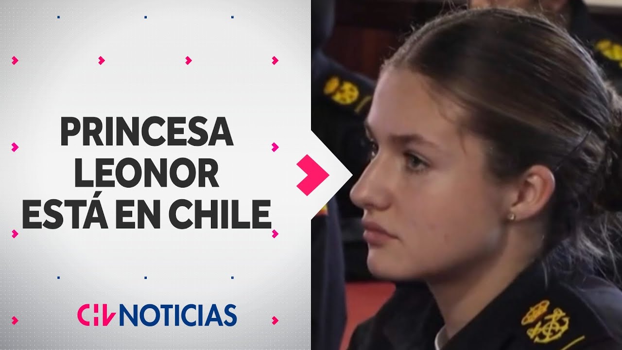 ¡ESTÁ EN CHILE! Princesa Leonor de Borbón arribó este martes a Punta Arenas - CHV Noticias