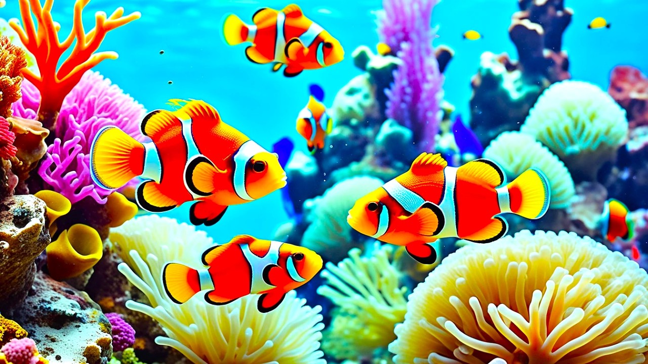 The Best 4K Aquarium - Explore the Stunning World of Sea Jellyfish and Beautiful Coral Reef Fish. #8