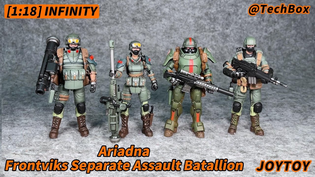 Joytoy Infinity, Ariadna - Assault & Tankhunter Regiment & Veteran Kazaks, 1/18 scale action figure