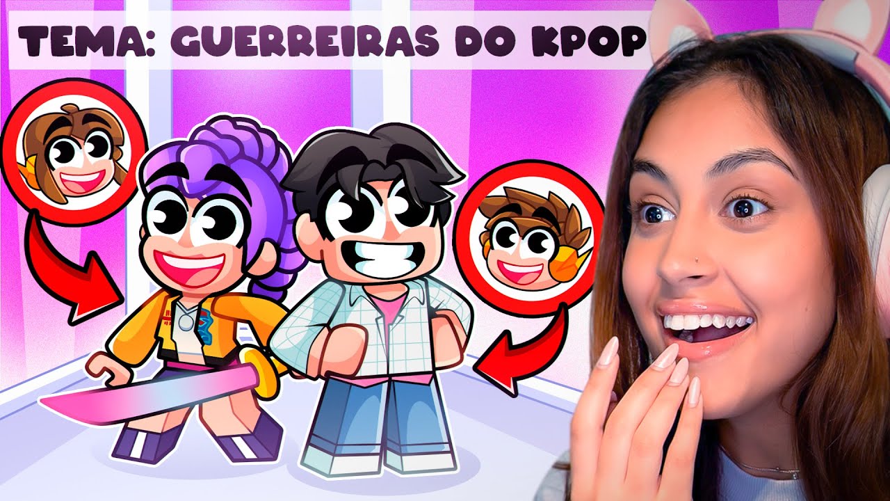 JOGUEI DRESS TO IMPRESS com a CRUSH no ROBLOX!