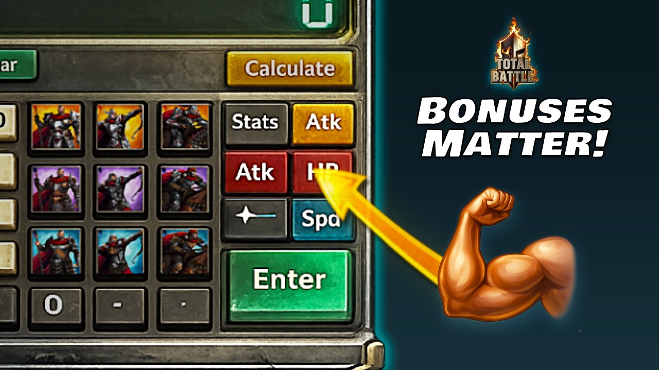 Total Battle Troop Stacking Calculator | Bonuses Explained + New Features