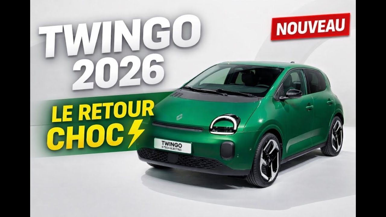 La Twingo 2026 : la citadine électrique que tous les constructeurs copiaient ?