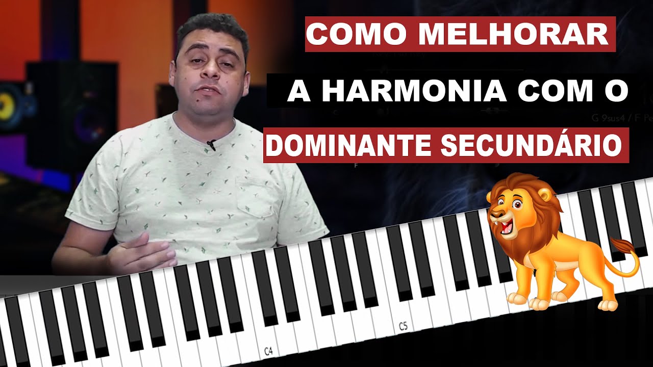 AULA DE TECLADO - COMO MELHORAR O DOMINANTE SECUNDÁRIO