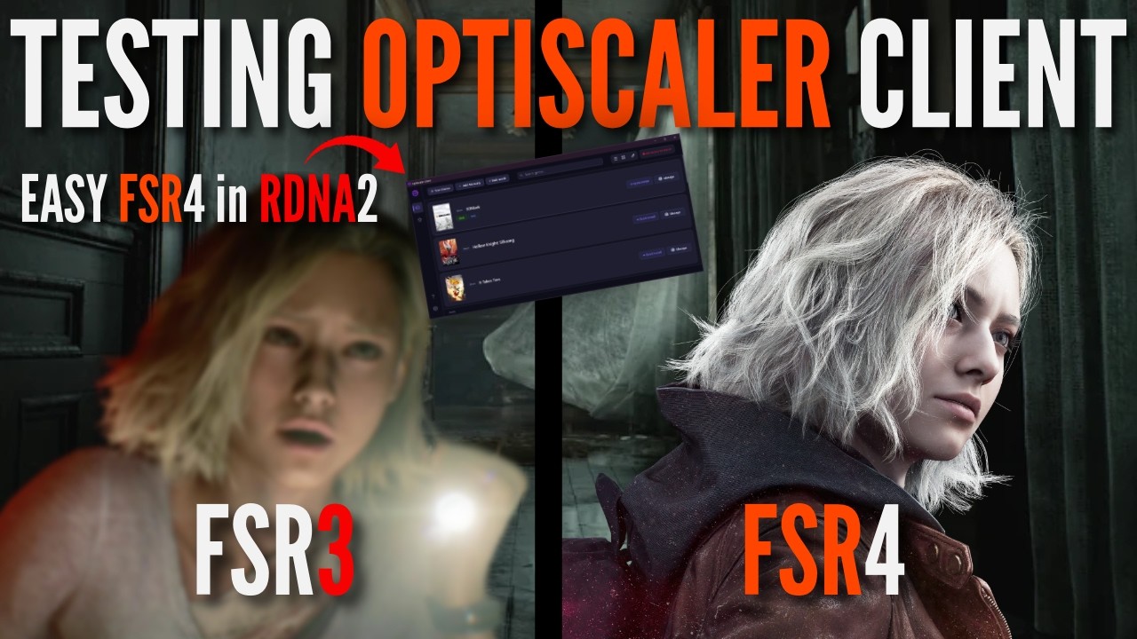 Optiscaler Client - FSR4 on RDNA 2 in RE Requiem