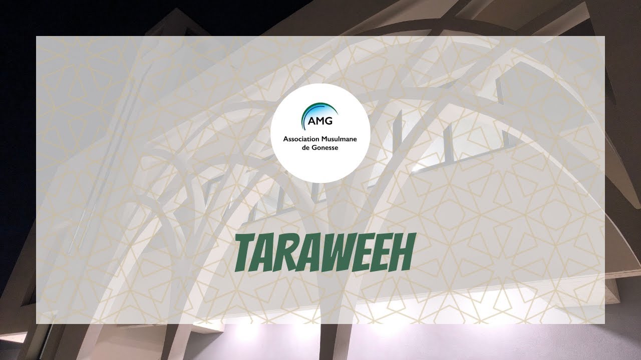 Taraweeh 2026 - Dimanche 15 Mars 2026