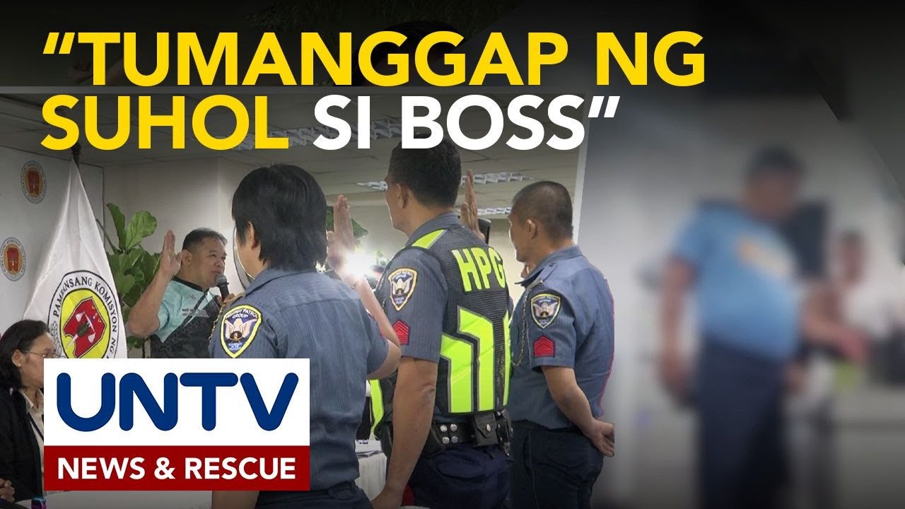 Ex-chief ng HPG-Task Force Limbas, inakusahang tumanggap ng suhol sa inarestong indibidwal