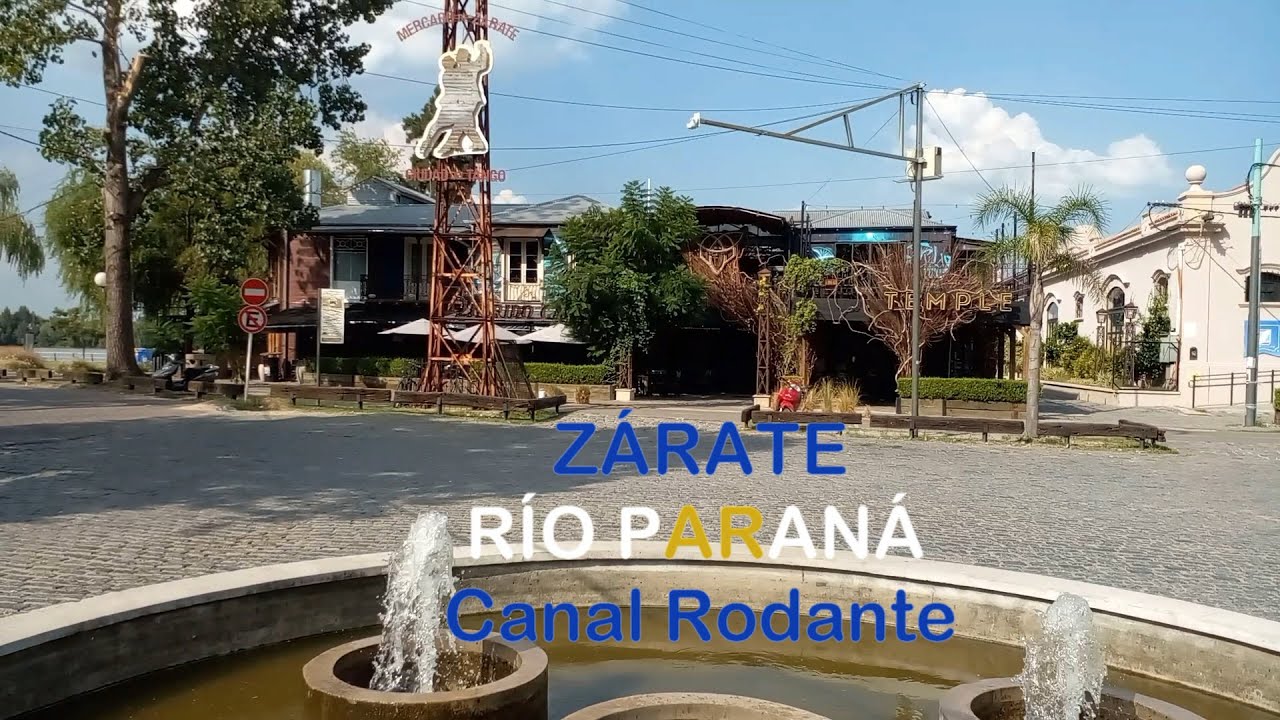 ZÁRATE y el Río PARANÁ  Prov.  Buenos Aires  (text in english)