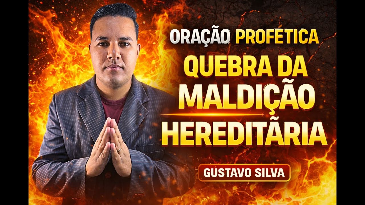 LIVE PROFETICA | ORAÇÃO FORTE | QUEBRA DA MALDIÇÃO HEREDITARIA |  GUSTAVO SIILVa