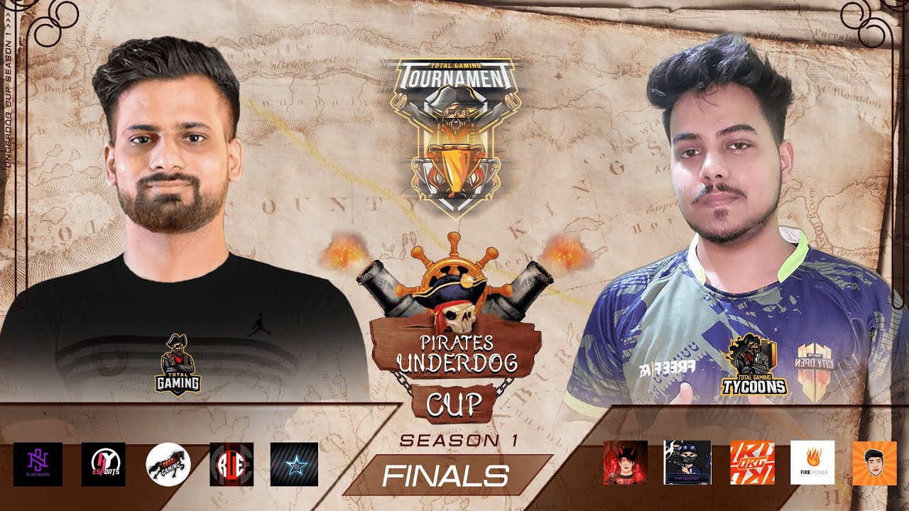 PIRATE UNDERDOG CUP - SEASON 1 | GRAND FINALS | TG TOURNAMENT | FT. TOTAL GAMING, TG TYCOONS