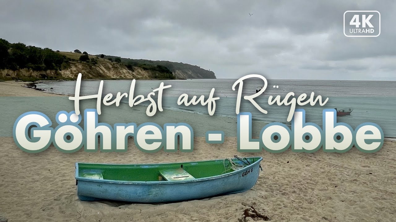Am Strand zwischen Göhren und Lobbe - Rügen Urlaub 2022 (4K Walk)