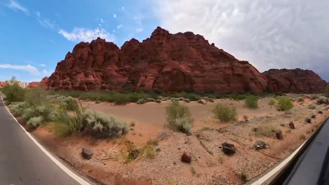 A Drive Up and Down Snow Canyon