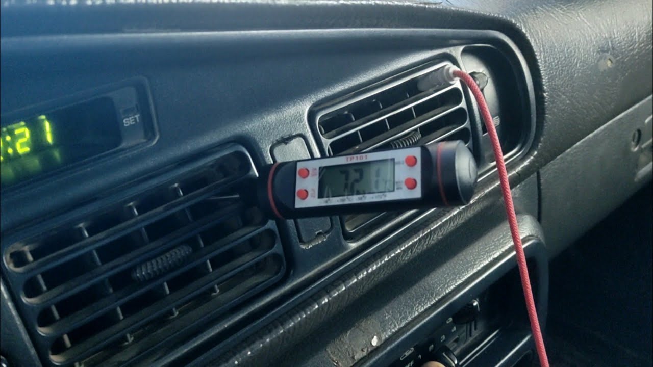 Замер температуры воздуха из печки мазда 626 gd