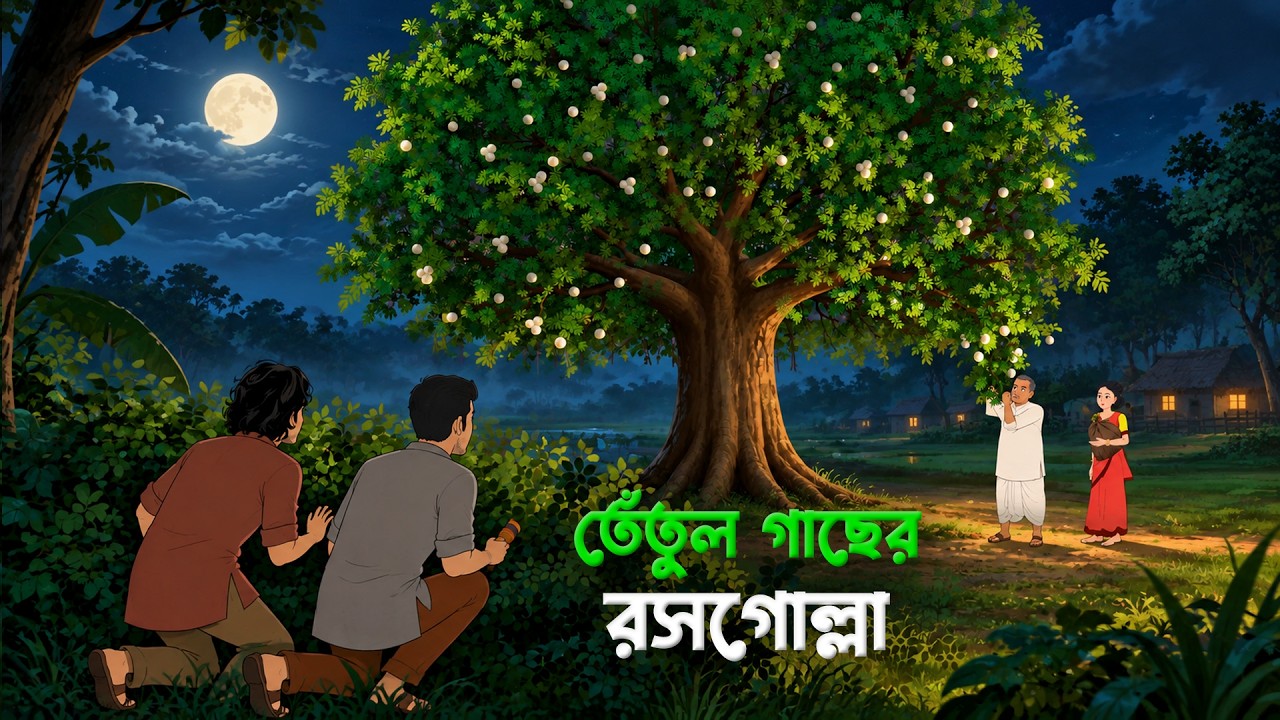 তেঁতুল গাছের রসগোল্লা | Tetul Gacher Rosogolla | Bengali Animated Funny Story | Bangla Entertainment
