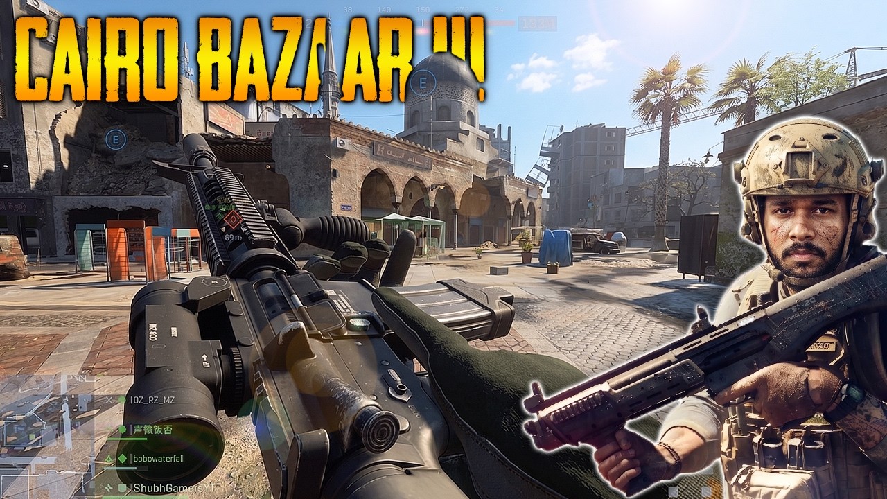 Battlefield Mobile MAP in BF6 | Cairo Bazaar BF6 - Season 3 New MAP + GUN 🥵💥