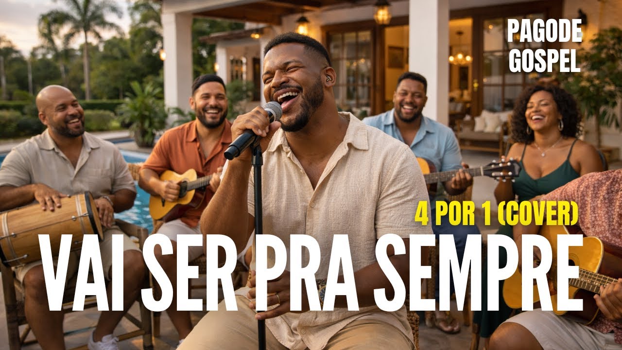 VAI SER PRA SEMPRE 4 POR 1| COVER PAGODE GOSPEL | PAGODE ROMÂNTICO