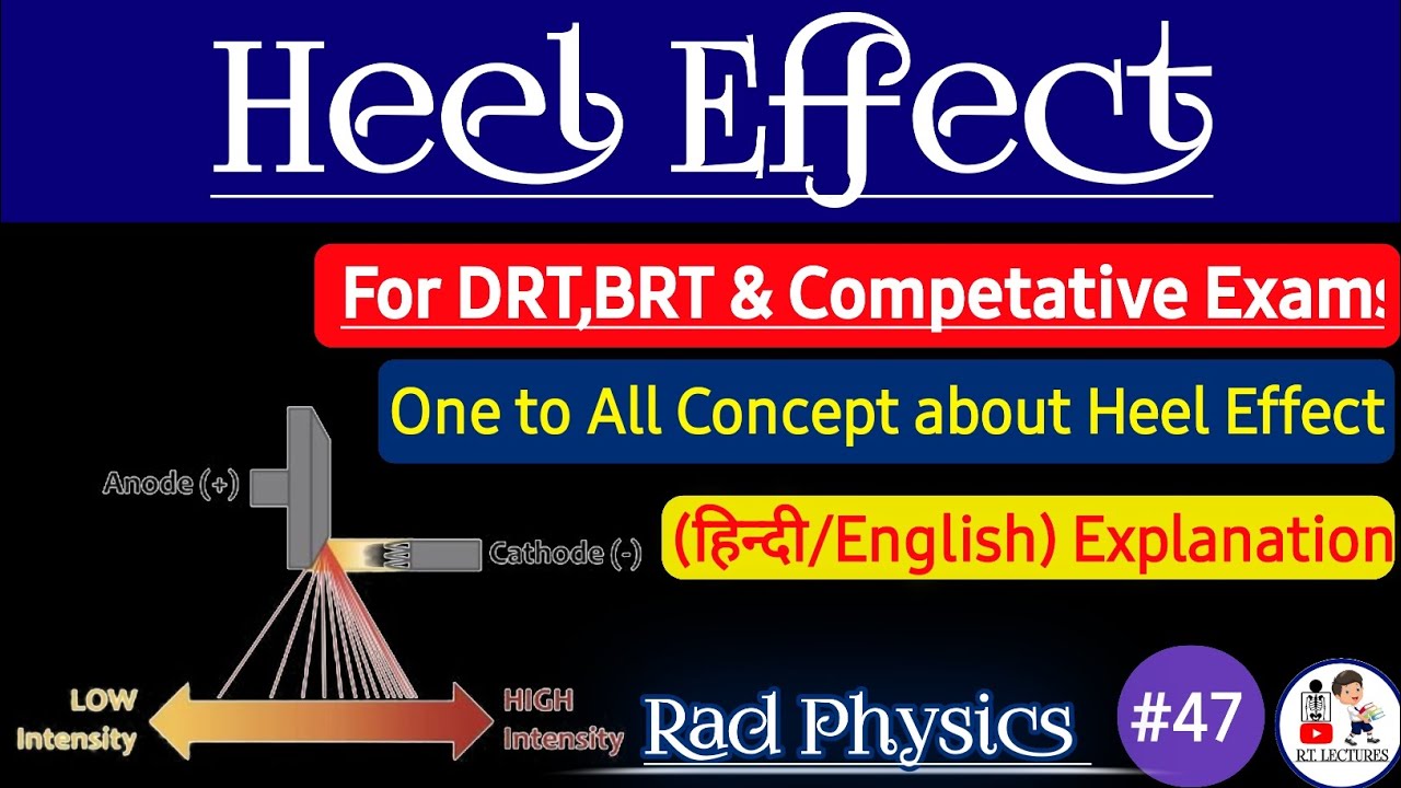 Heel effect | Heel effect in radiography | Anode Heel effect in radiology | Easy explanation