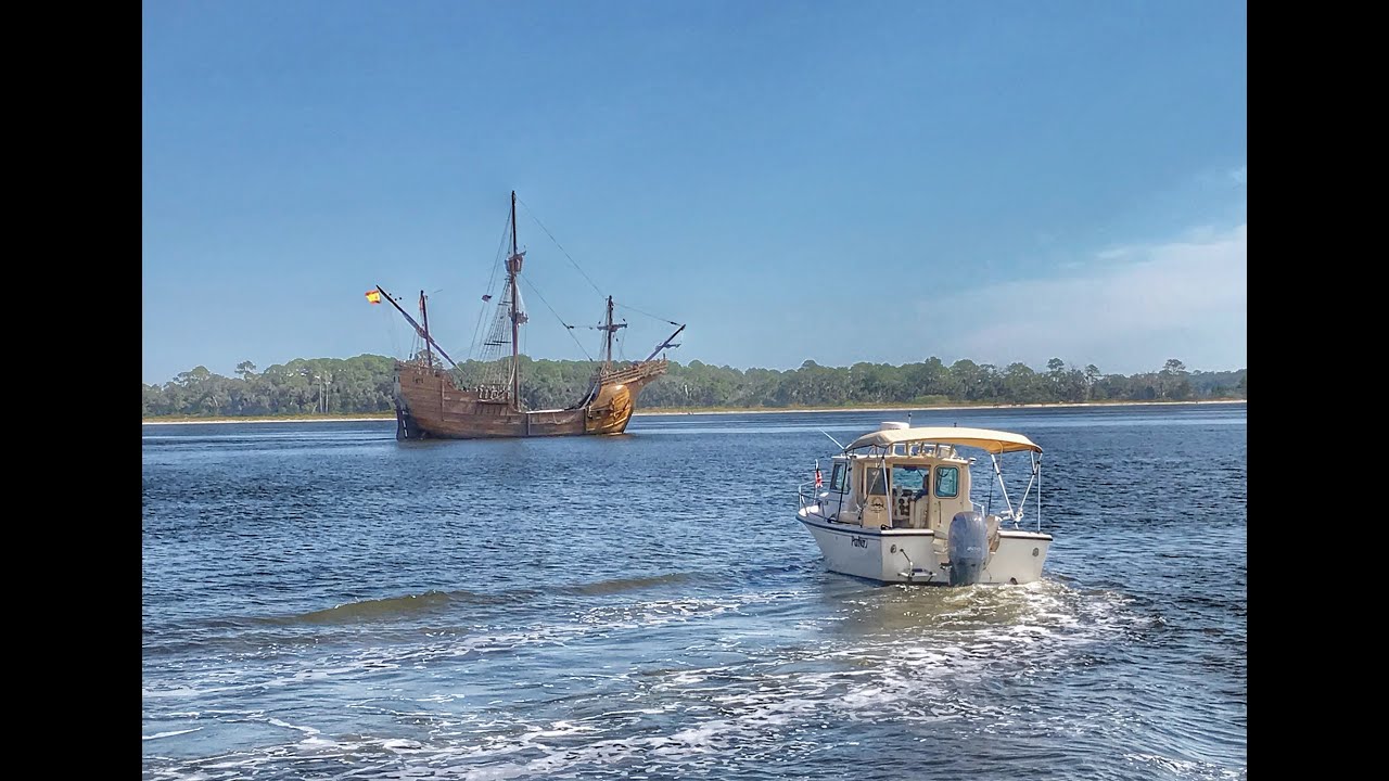 SANTA MARIA PASSES THE SITE!!! on September 29, 2021