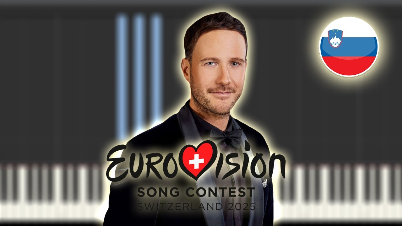 Klemen - How Much Time Do We Have Left - Slovenia 🇸🇮 | Eurovision 2025 | Piano / Partitura / MIDI