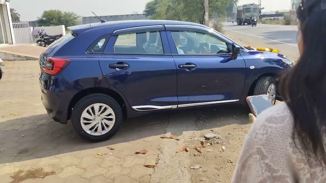 New Toyota glanza, petrol , insta blue in colour. #Toyota #cars #glanza #viral #new #how #newcar 