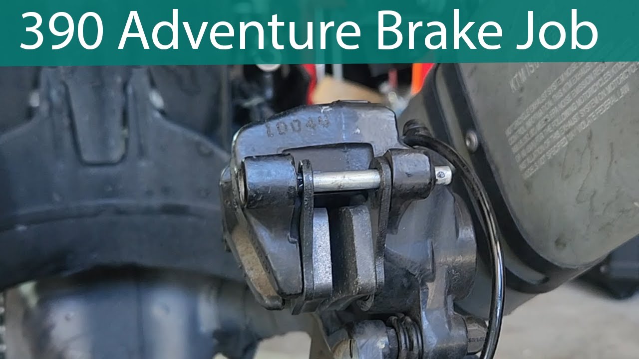 KTM 390 Adventure Rear Brake Job