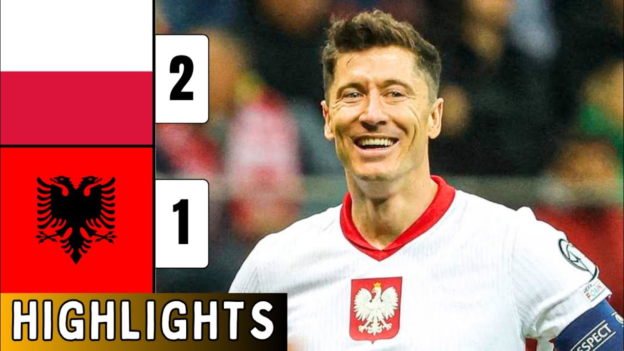 Poland vs Albania 2-1 Highlights | Piotr Zieliński Goal | World Cup 2026 Qualifiers | Lewandowski 