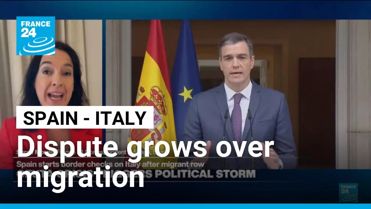Spain - Italy: Dispute grows over migration between EU countries &bull; FRANCE 24 English