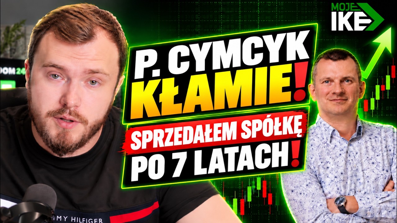 86. cz 2. Piotr Cymcyk KŁAMIE! Sprzedałem sp&oacute;łkę po 7 latach. Moje IKE - Portfel Publiczny