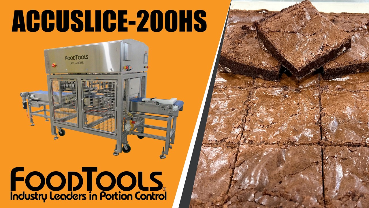 Inline Half Sheet Slicing - ACCUSLICE-200HS - FoodTools