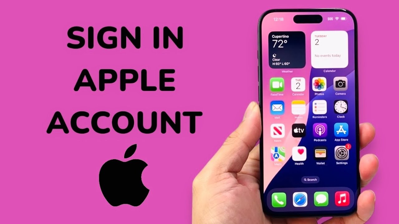 How To Sign In To Your Apple Account