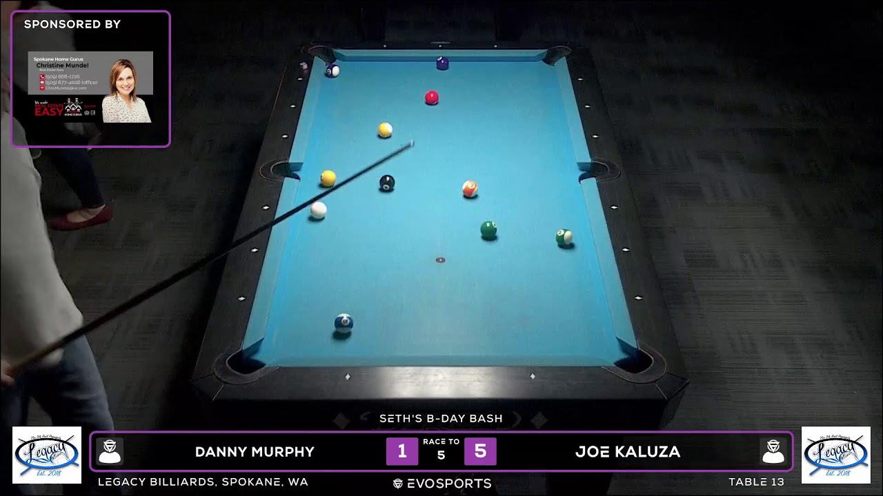 LEGACY BILLIARDS - Jan 24 - TABLE 13 | EvoSports