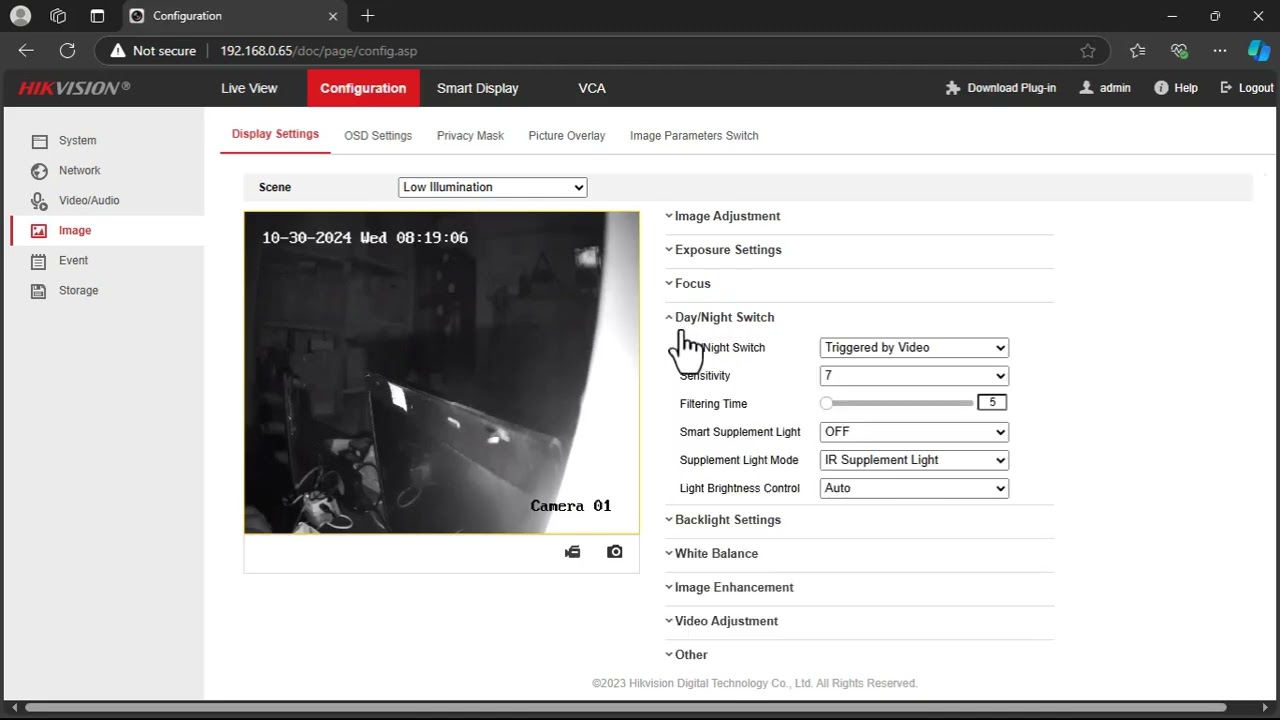 Configuration Camera ANPR iDS-2CD7A46G0/P ( IZHS(Y) )