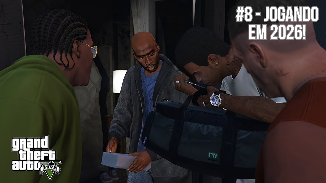GTA V #8 - Pegando uma encomenda especial na Grove Street! (PT-BR)