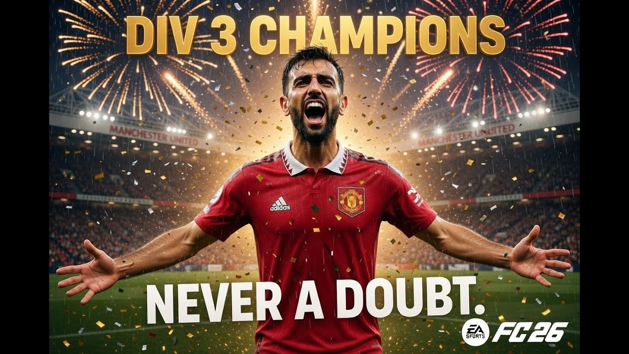 Div 3 Is Officially My Son 😭🏆 | FC 26 LIVE