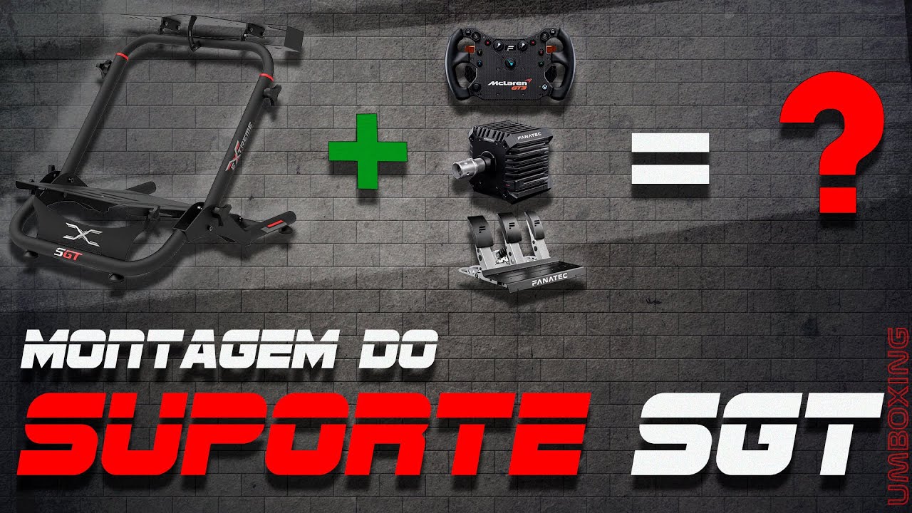 Unboxing e Montagem: Suporte SGT V3 da Extreme SimRacing + Fanatec DD 🛠️