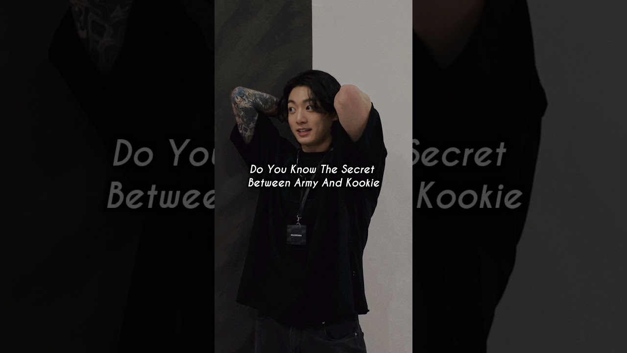 secret between jk and army🌚 