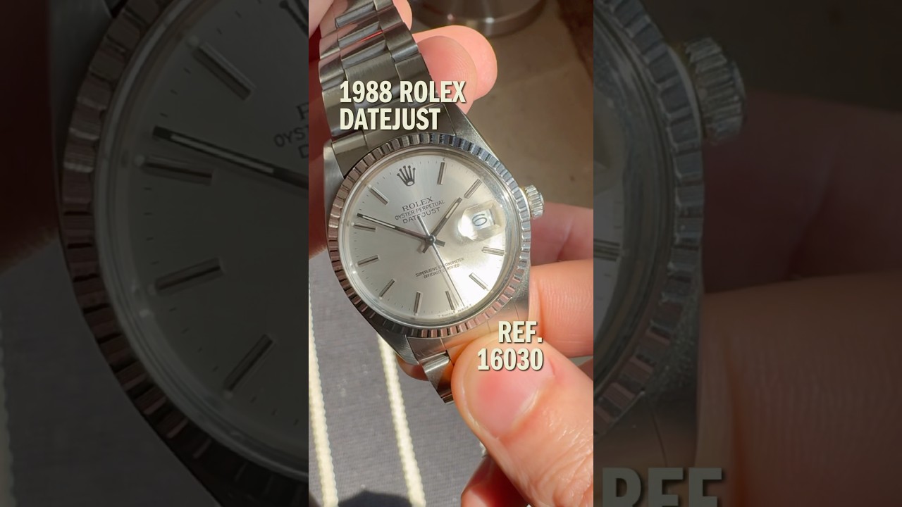 1988 Rolex Datejust Gifted by IBM #rolex #vintagerolex #rolexdatejust #vintagewatches #watches