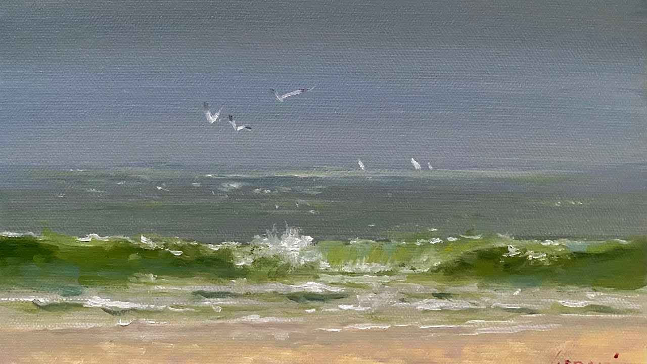 I’m Finally Back!! Let’s do a seascape in oils