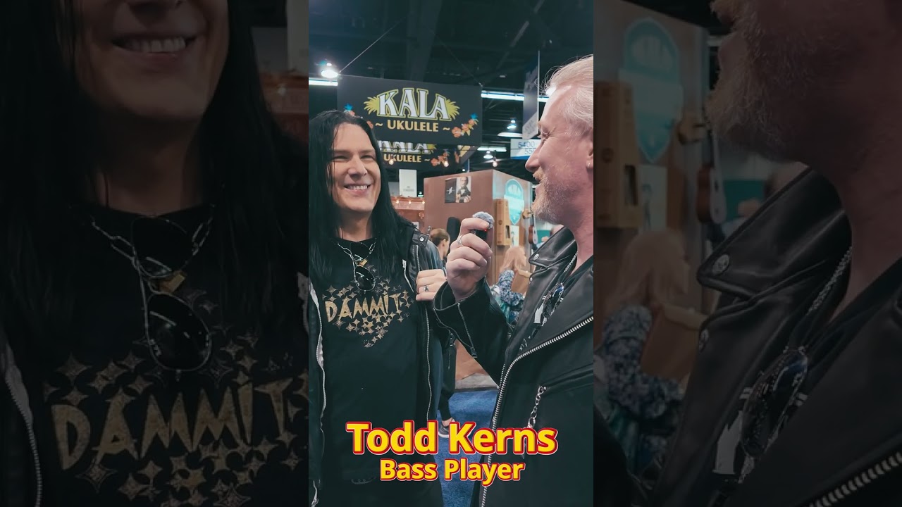 Todd Kerns (Slash’s bass player) interviewed at the Namm Show 2025 - Savarez TV