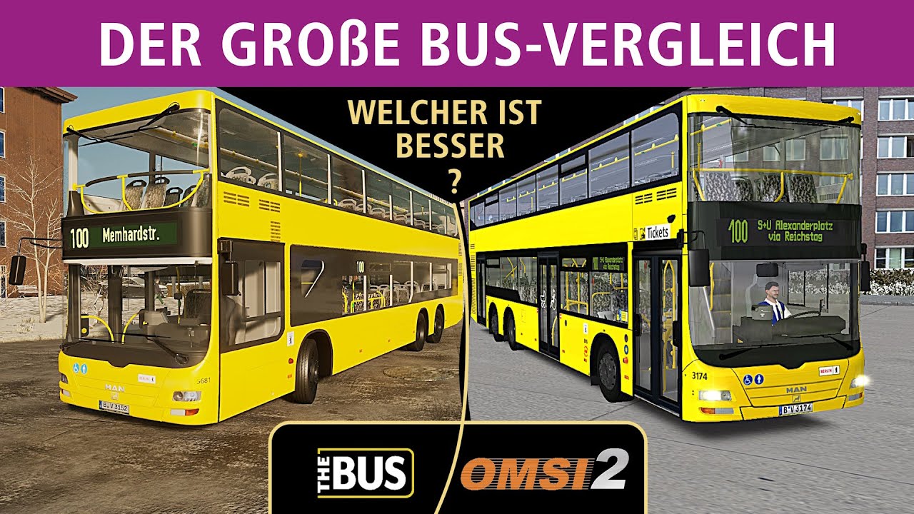 Der berühmte MAN DL der BVG Berlin - im Test/Review - The Bus - OMSI 2 - Berliner Doppeldecker