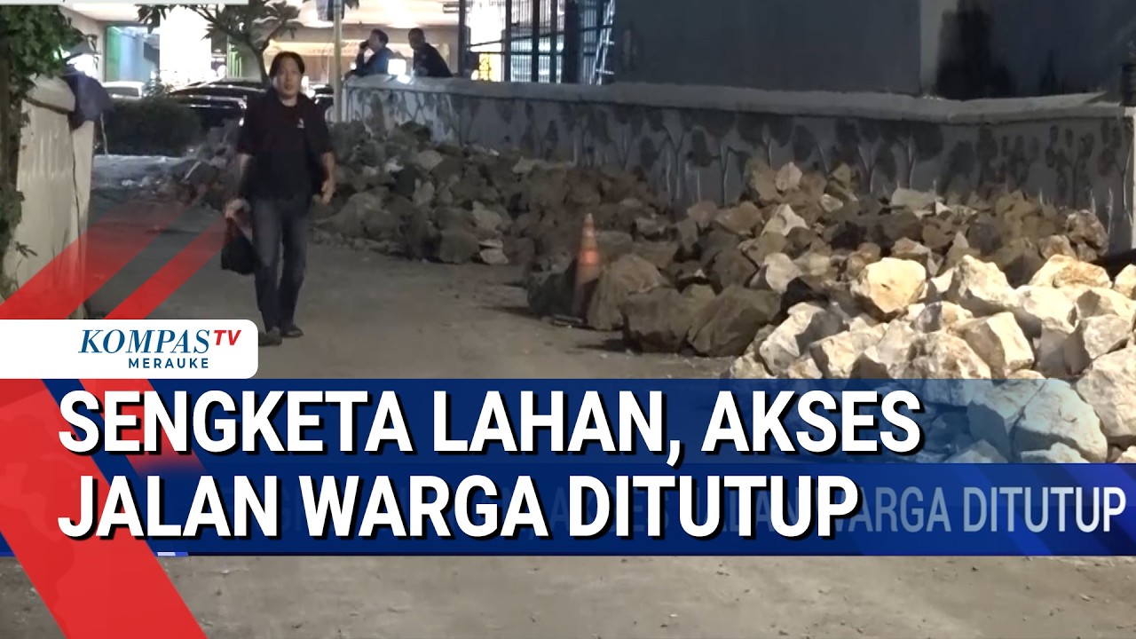 Sengketa Lahan, Akses Jalan Warga Ditutup