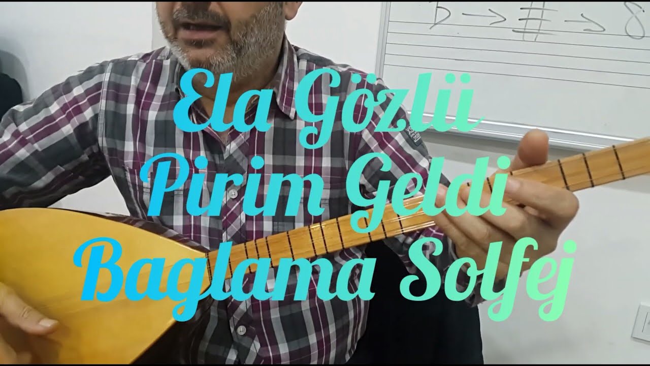 Ela Gözlü Pirim Geldi - Bağlama Solfej | Oğuzhan BOLBOL