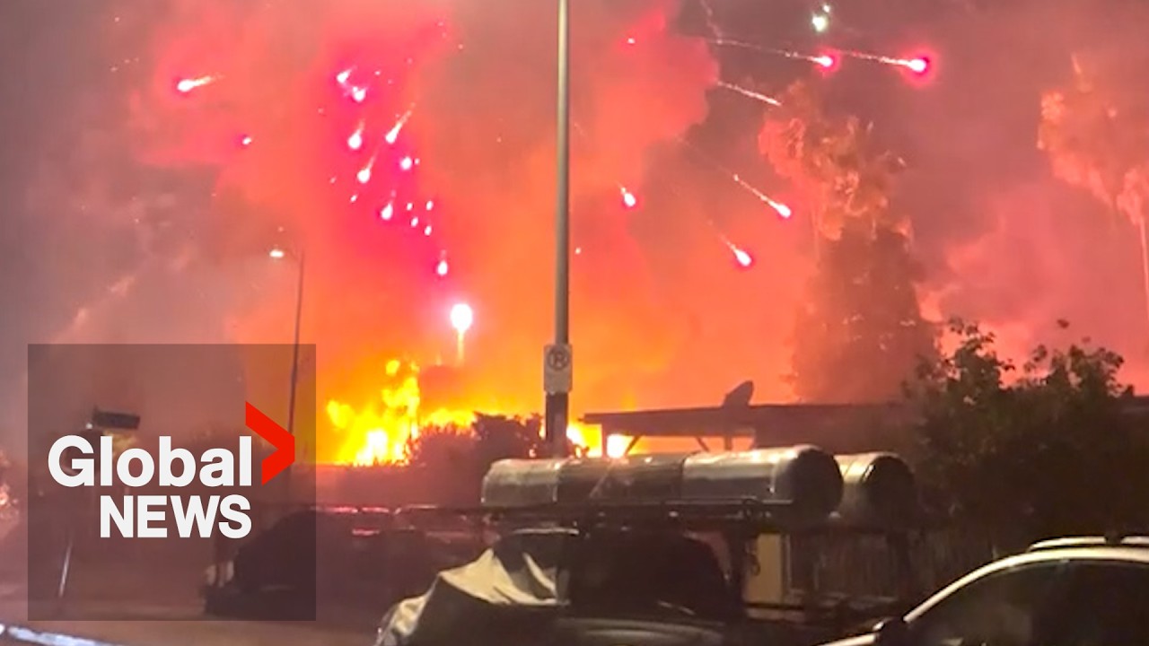Fireworks explosion in LA neighbourhood causes chaos, burns homes