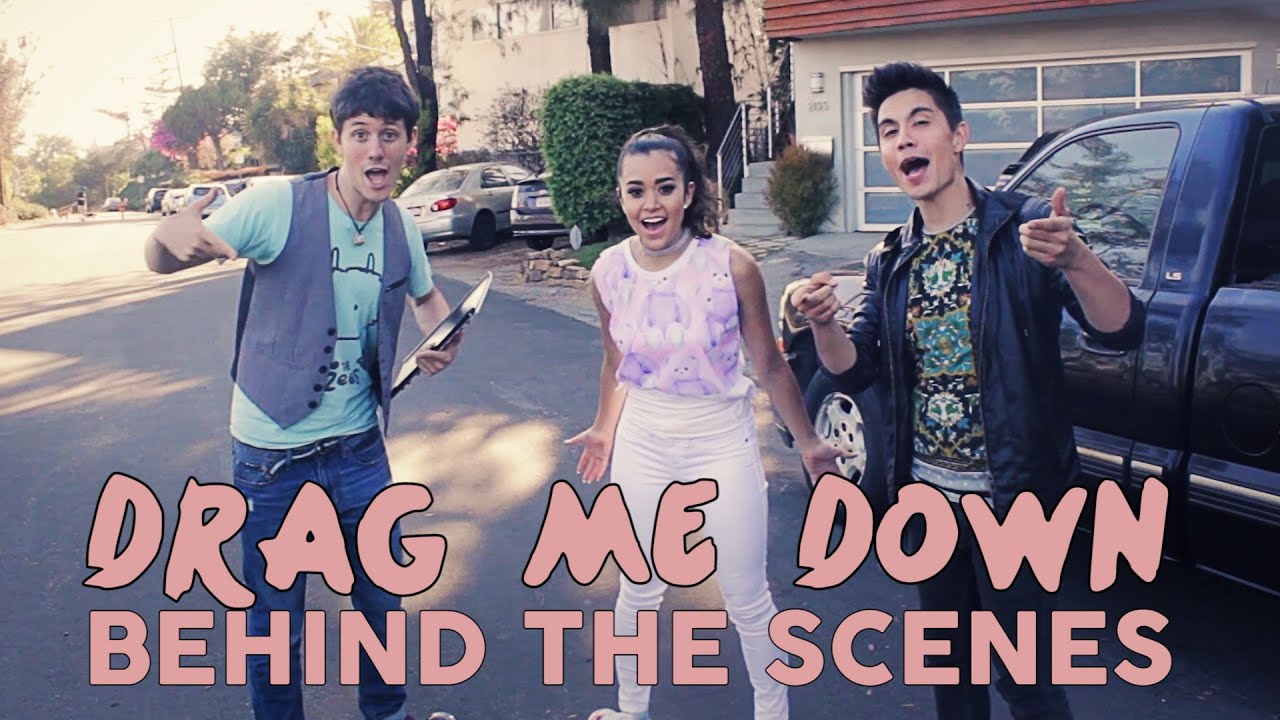 Drag Me Down - Behind The Scenes w Megan Nicole & Sam Tsui