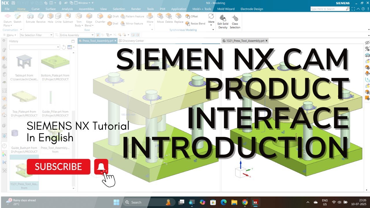 Introduction to Product Interface and Assembly Cloning in Siemens NX CAD
