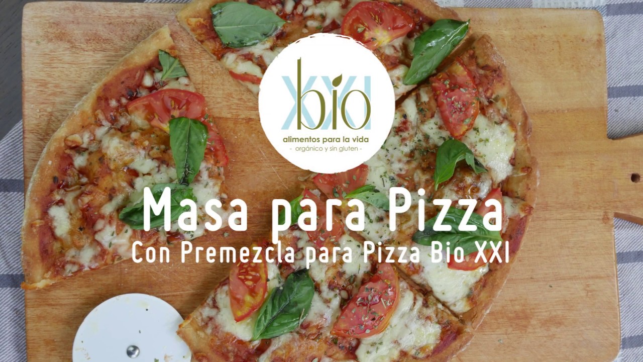 Masa para pizza sin gluten