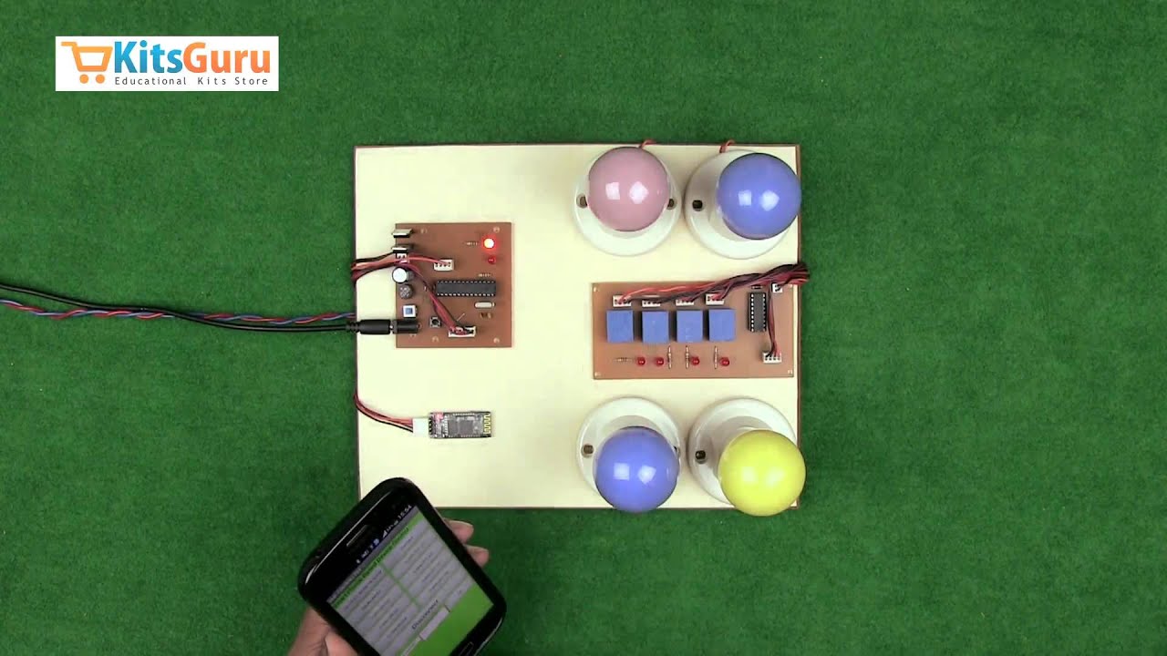 SMS Controlled Devices Using Smartphone by KitsGuru.com | LGEC184