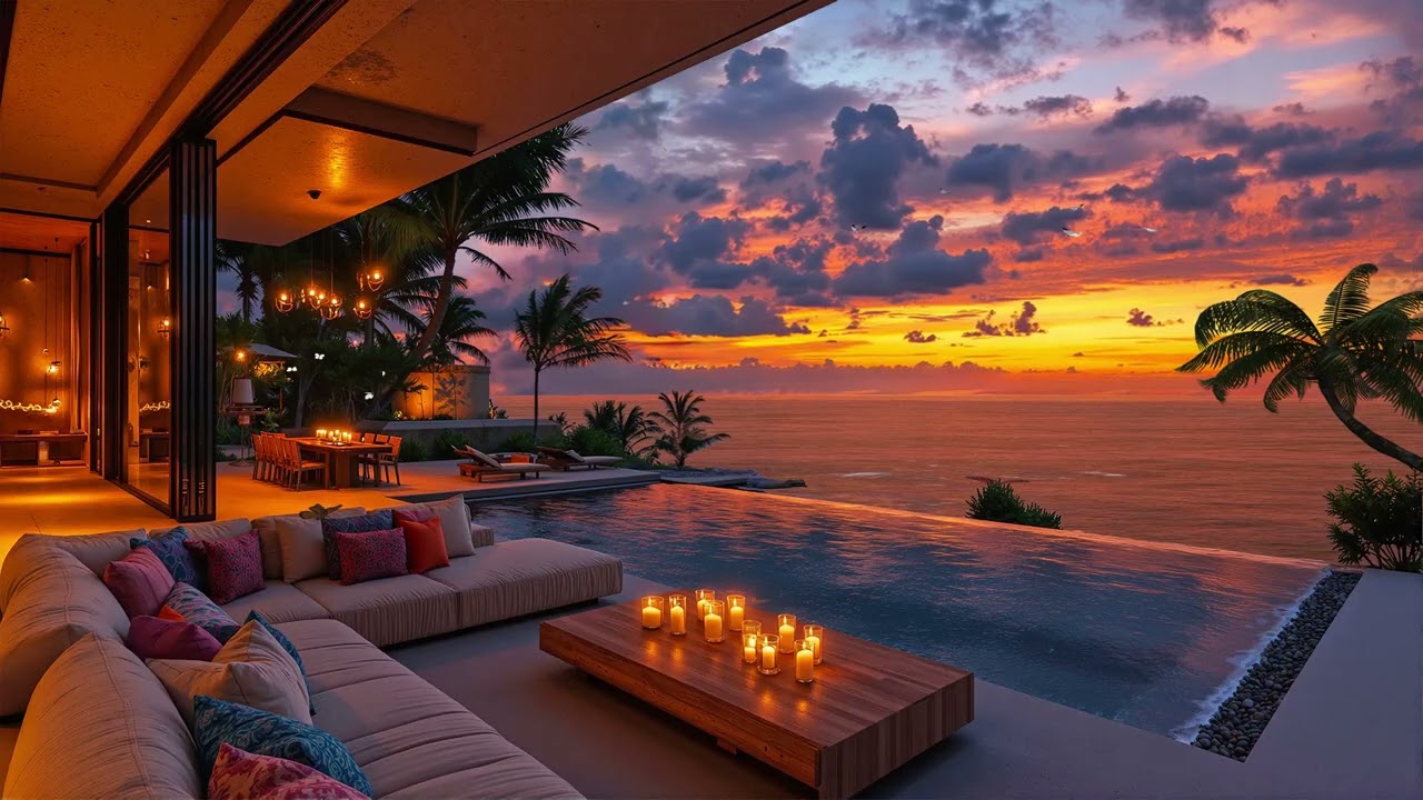Sunset Beach Lounge 🌅 Smooth Bossa Nova Vibes for Relaxing Evenings, Study, and Calm Mind