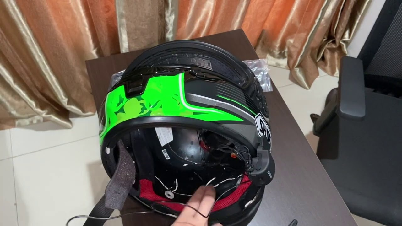 Pasang Sena 50S di Shoei x14!