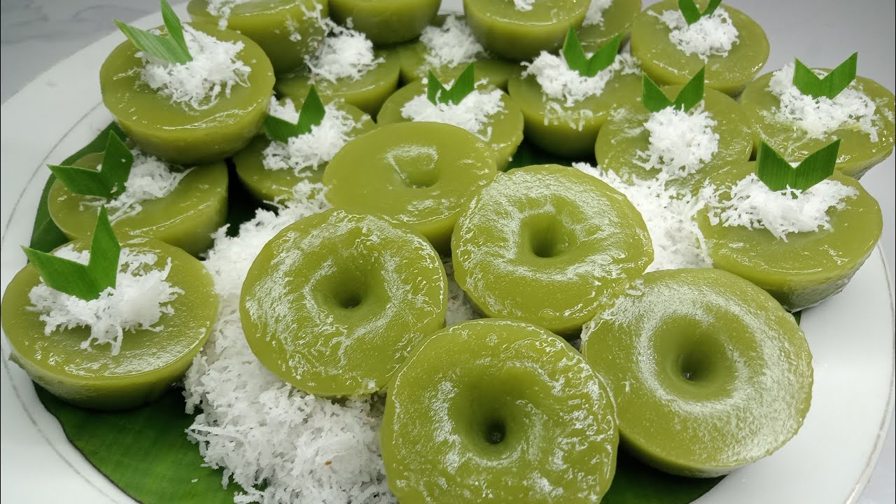 KUE LUMPANG IJO / KUE LUMPANG PANDAN ~ KUE TRADISIONAL YANG ENAK MANIS GURIH DAN LEMBUT